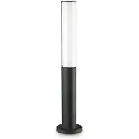 Ideal Lux 322261 OUTDOOR ETERE Lampadaire/mât d'éclairage LED d'extérieur, V605 mm, 9,5 W, 1150/850 lm, 3000 K, IP44, noir