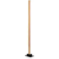 Ideal Lux Lampadaire Industriel-Minimal Craft Bois Marron Led 26W 3000K Lumière Chaude