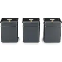 Salter BW124591EU7 Marino 3-Piece Canister Set, Boîte de conservation, Bleu