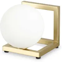 Ideal Lux ANGOLO G9 lampe de table laiton blanc chaud 284361