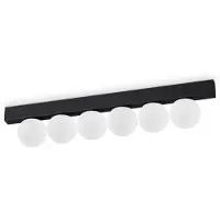 Ideal Lux Plafonnier contemporain Ping Pong Metal Black Integrated Led 18W 3000K Ip20