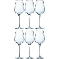 Chef & sommelier Jeu de verres Chef & Sommelier Symétrie Vin 6 pièces Transparent 350 ml