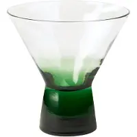 Broste Copenhagen Verres à cocktail Konus 10cl vert lot de 6 pièces