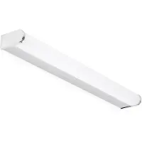 LOREFAR Applique Murale - - Tide - Led Intégrée 9w - Chrome - Ip44 3000k