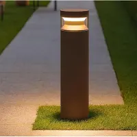 Ideal Lux 346687 BOEING Lampadaire d'extérieur/Lampadaire sur mât H400 mm LED 14 W 1700/300 lm 3000 K IP65 marron