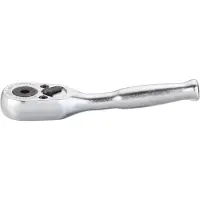 Hazet 863MBIT Cliquet réversible acier massif pour embouts de tournevis hexagone creux 1/4 pouce (6,3 mm) 89 mm
