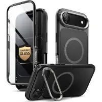 Supcase IBLSN Ares Flip Mag MagSafe Hülle für iPhone 17 Air - Schwarz (Apple iPhone 17 Pro), Coque pour téléphone portable, Noir