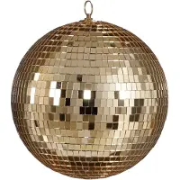 Mica Decorations Décorations Mica Discobal de Noël - Ø 25 cm - Champagne