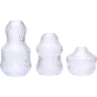 Hubsch Fuyu Vasen Klar (3er Set) (3x, 1.06 l)