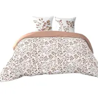 Douceur d'intérieur Parure de lit - - Maiwen - Coton - 240x220cm - marron