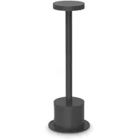 Ideal Lux 347769 TOFFEE Lampadaire d'extérieur / lampadaire sur mât H250 mm LED 8 W 900/540 lm 3000 K IP65 noir