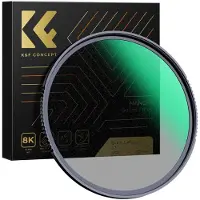 K&F Concept Filtre anti-brouillard noir 1/2 Nano X - 72 mm