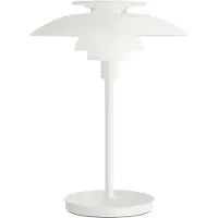 Louis Poulsen Lampe de table portable PH 80 blanc opale/blanc