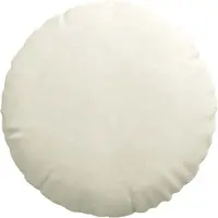 vidaXL Coussins de siège 2 pcs Crème Ø 40 x 13 cm Velours