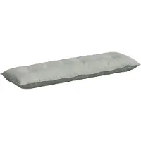 vidaXL Coussin dorsal gris clair 160 x 50 cm Tissu velours côtelé