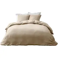 Douceur d'intérieur Parure de lit - - Clara - Coton - 240x220cm - beige