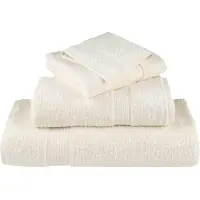 vidaXL Serviettes de sauna de qualité supérieure SOLUND 2 pcs crème