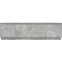 vidaXL : Meubles TV, 180 x 38 x 49 cm, gris béton, panneaux de particules