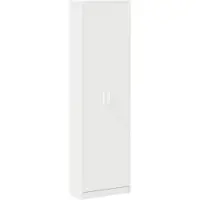 vidaXL Armoire , blanche, 55 x 25 x 189 cm, en panneaux de particules