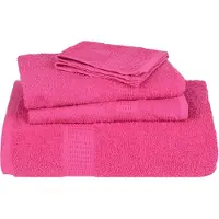 vidaXL Serviettes d'invité 2 pcs rose 30x50 cm 360 g/m² 100% coton