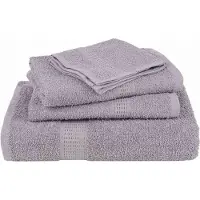 vidaXL Essuie-mains 4 pcs gris 50x100 cm 360 g/m² 100% coton