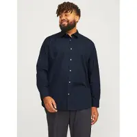 Jack & jones Plus Chemise 'JJJoe' bleu marine