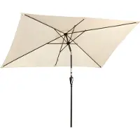 Angel Living Parasol - 3 x 2 m - Rectangulaire - Beige