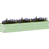 vidaXL Jardinière Vert Pastel 480 X 50 X 45 Cm Acier Galvanisé