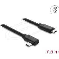 DeLOCK Câble optique actif USB 10 Gbps, connecteur USB Type-C mâle vers mâle, 7,5 m