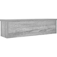 vidaXL Étagère de cuisine Empilable Gris Sonoma 50x15x16 cm Bois composite