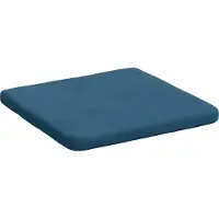 vidaXL Coussins De Siège 4 Pcs Bleu 40 X 40 X 3 Cm Velours