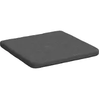 vidaXL Coussins De Siège 4 Pcs Gris Foncé 40 X 40 X 3 Cm