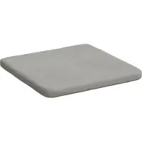 vidaXL Coussins De Siège 4 Pcs Gris Clair 40 X 40 X 3 Cm