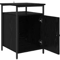 vidaXL Cabinet de chevet Chêne noir 40 x 42 x 60cm Bois d'ingénierie