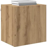 vidaXL Étagères murales TV 2 pcs Chêne Artisan 40,5x30x40cm Bois composite