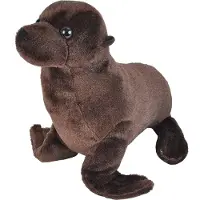 Wild republic Mini Sea Lion Plush Gris