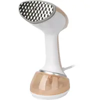 Emerio défroisseur vapeur – défroisseur à main pour vêtements – appareil à vapeur avec accessoires – format de voyage – SB-130292 – blanc