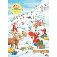 Sonstige Verlage Le petit dragon Noix de coco - Calendrier de l'Avent magnétique avec 24 motifs magnétiques différents