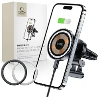 Tech-Protect phone car mount Magnetic MagSafe 15W (MM15W-V5)