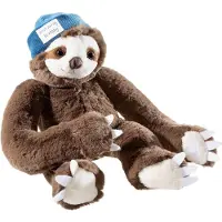 Heunec KUMA paresseux avec casquette - Peluche paresseuse