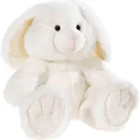Heunec Lapin tout doux Fluffi, crème, 30cm, Peluche lapin