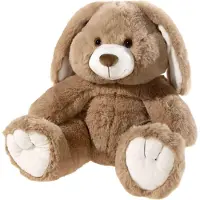 Heunec Lapin tout doux Fluffi, brun clair, 30cm, Peluche lapin