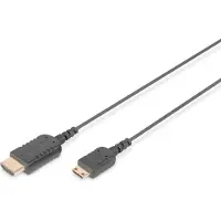Digitus Câble de branchement HDMI à haut débit de type C vers A, HighFlex