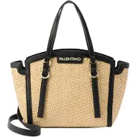 Valentino pour femme. VBS9R904 Sac à main beige, noir (OSFA), Casuel, Polyuréthane