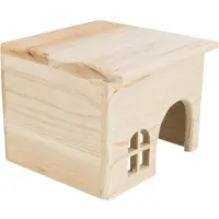 Trixie Maisonnette En Bois Pour Hamsters - 15 X 12 X 15 Cm