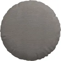 vidaXL Coussins De Siège 2 Pcs Gris Clair Ø 50 Cm