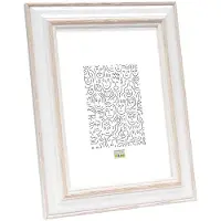 Deknudt Cadre photo blanc avec accent naturel 18x24 S221H1