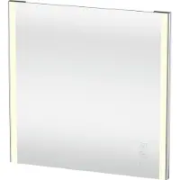 Duravit XSquare Miroirs avec éclairage LED, avec miroir chauffant, 800x800x33mm, chrome brillant, XS7012000000000