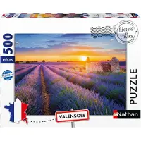 Nathan Puzzle pour adultes, 500 pièces - Route de la Lavande, Valensole (Collection Régions de France) - À partir de 12 ans - Qualité supérieure - 12002002