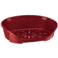 Ferplast SIESTA DELUXE Panier Taille 2 - - 49x36x17,5 cm - Rouge Bourgogne